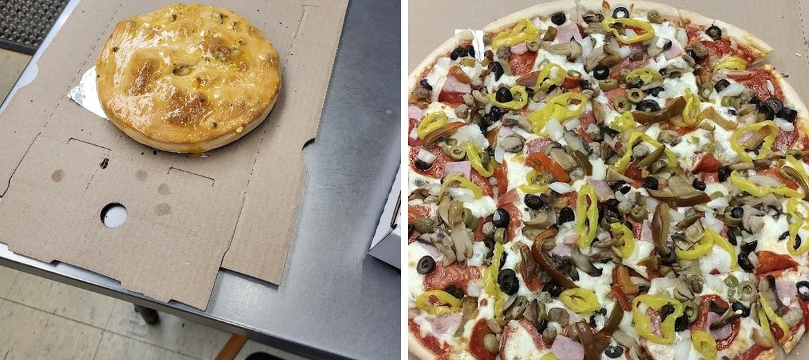 Too Talls Pizza Menu